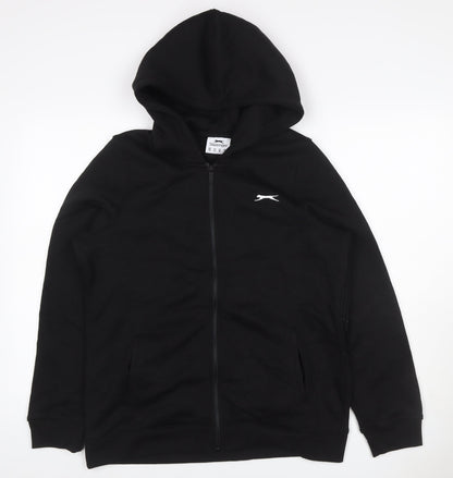 Slazenger Women’s Black UK 14 Full Zip Hooded Sports Hoodie