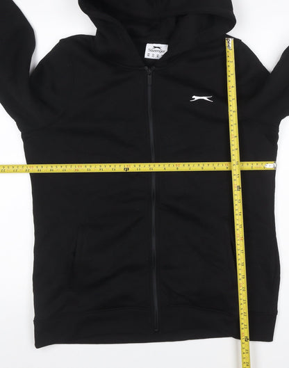 Slazenger Women’s Black UK 14 Full Zip Hooded Sports Hoodie