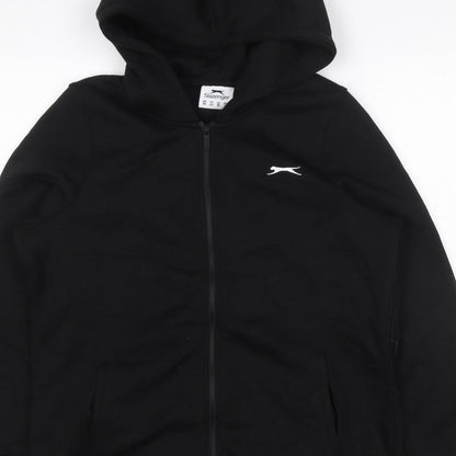 Slazenger Women’s Black UK 14 Full Zip Hooded Sports Hoodie
