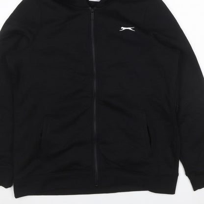 Slazenger Women’s Black UK 14 Full Zip Hooded Sports Hoodie