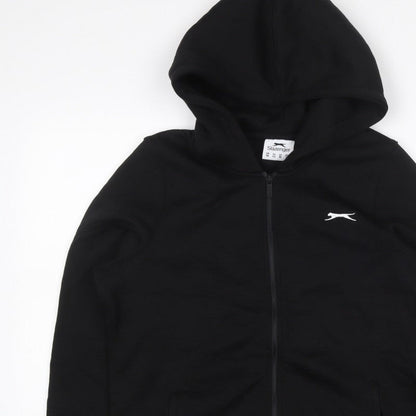Slazenger Women’s Black UK 14 Full Zip Hooded Sports Hoodie