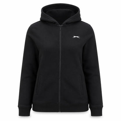 Slazenger Women’s Black UK 14 Full Zip Hooded Sports Hoodie