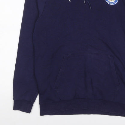 Puma Men’s Blue L Stockport County FC Pullover Hoodie Football
