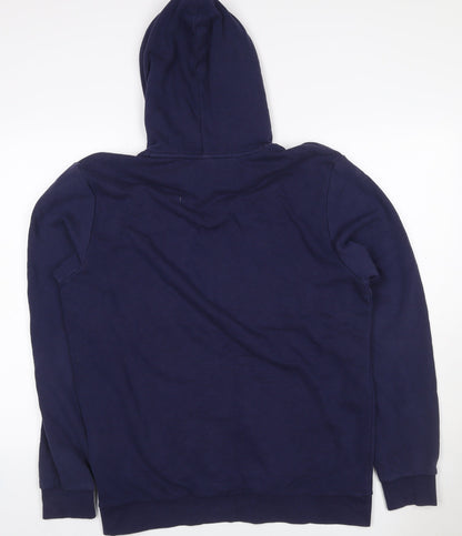 Puma Men’s Blue L Stockport County FC Pullover Hoodie Football