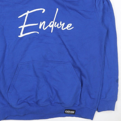 Endure Performance Men’s Blue XL Pullover Graphic Print Hoodie