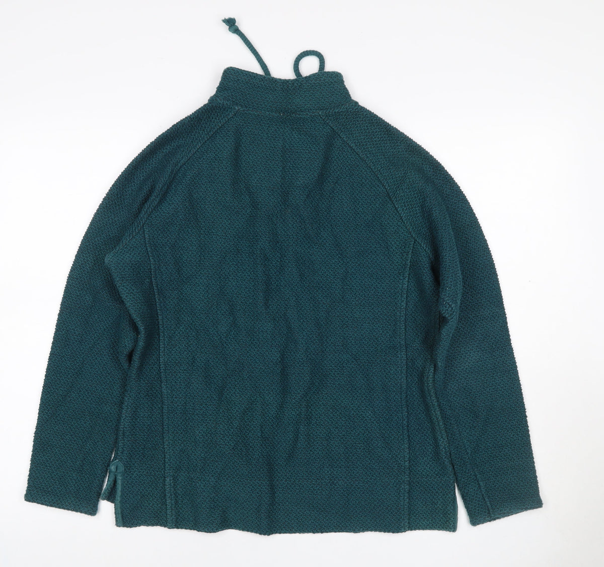 Weird Fish Women’s Green Size 12 Henley 1/4 Zip Sweatshirt
