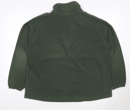 Craghoppers Men’s Green 3XL 1/4 Zip Fleece Pullover Sweatshirt