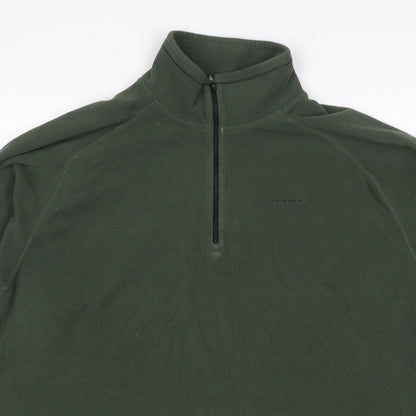 Craghoppers Men’s Green 3XL 1/4 Zip Fleece Pullover Sweatshirt