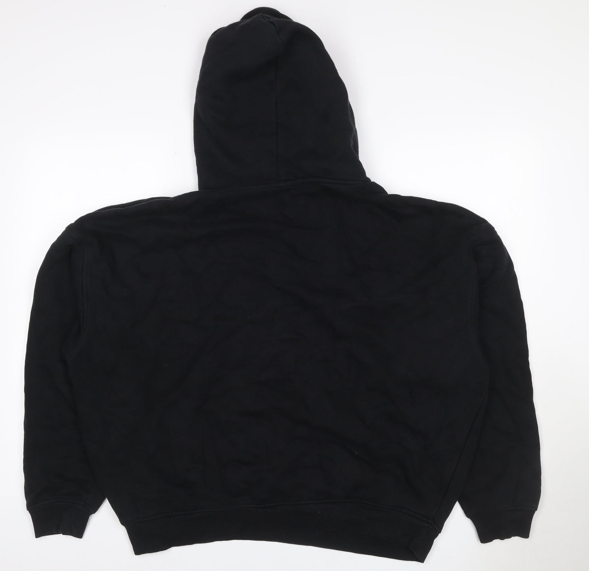 HERA Women’s Black Logo Pullover Hoodie Size L Cotton Blend