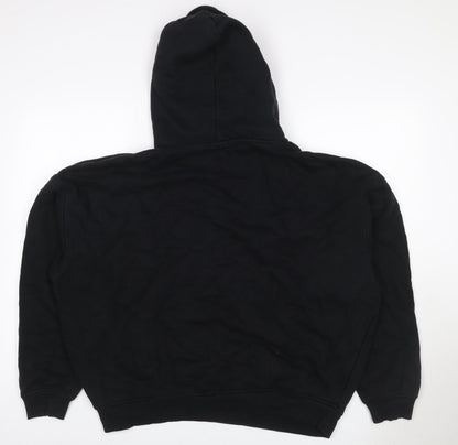 HERA Women’s Black Logo Pullover Hoodie Size L Cotton Blend