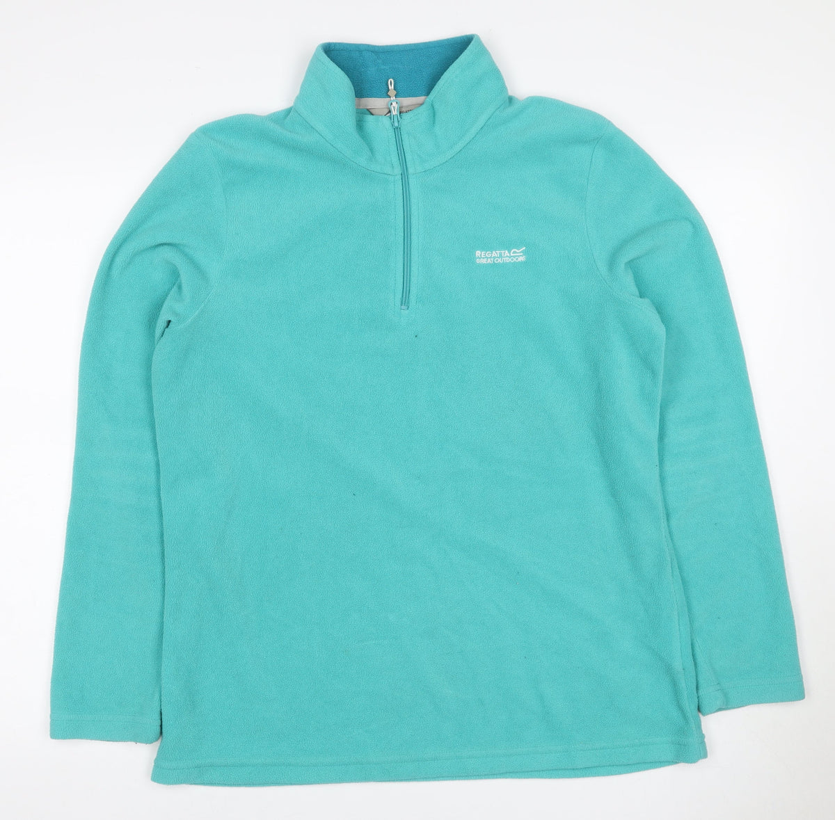Regatta Women Blue UK 14 Pullover 1/4 Zip Fleece Sweatshirt