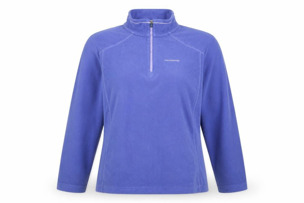 Craghoppers Women’s Blue UK 14 Half Zip Fleece Sweatshirt Hiking
