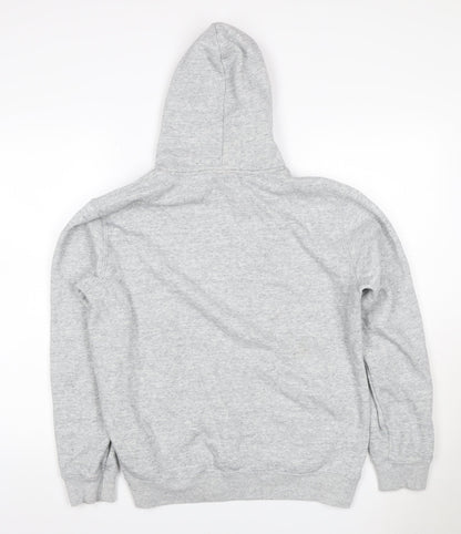 Champion Women’s Grey Logo Pullover Hoodie Size L