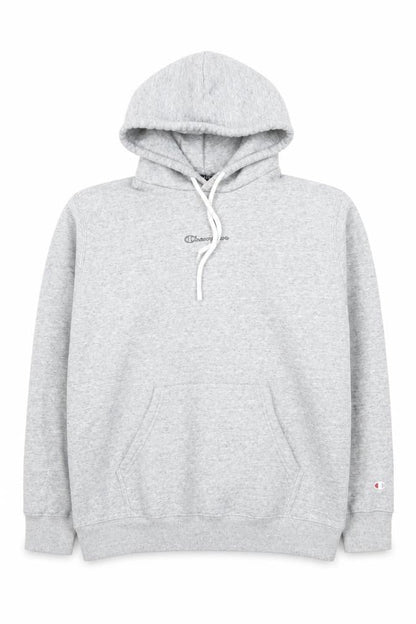 Champion Women’s Grey Logo Pullover Hoodie Size L