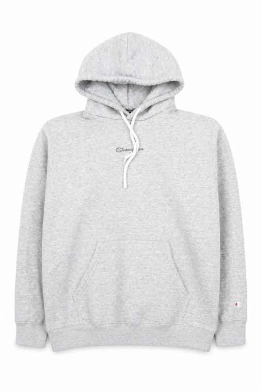 Champion Women’s Grey Logo Pullover Hoodie Size L