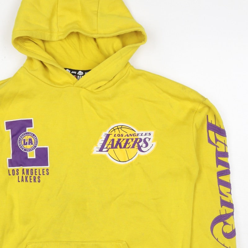 NBA Los Angeles Lakers Boys Yellow Pullover Hoodie 11-12 Years Sports
