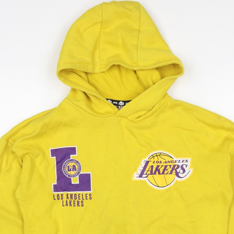 NBA Los Angeles Lakers Boys Yellow Pullover Hoodie 11-12 Years Sports