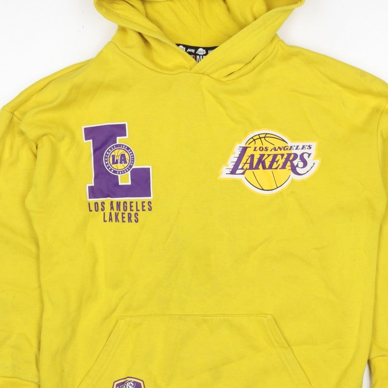 NBA Los Angeles Lakers Boys Yellow Pullover Hoodie 11-12 Years Sports