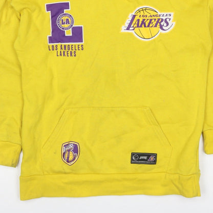 NBA Los Angeles Lakers Boys Yellow Pullover Hoodie 11-12 Years Sports