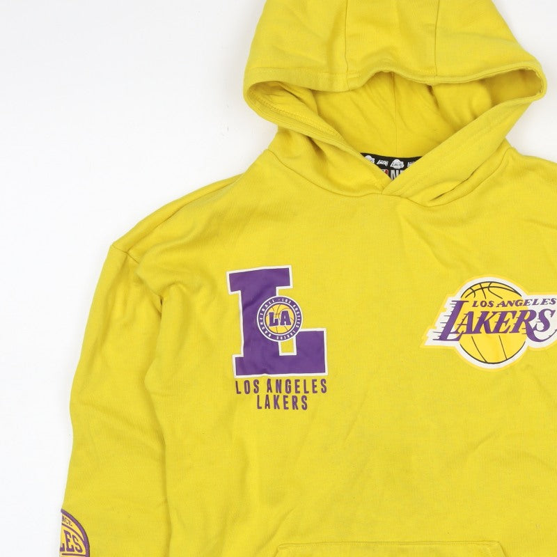 NBA Los Angeles Lakers Boys Yellow Pullover Hoodie 11-12 Years Sports