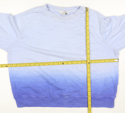 Marks and Spencer Women’s Blue Ombre Cotton M Pullover Sweatshirt