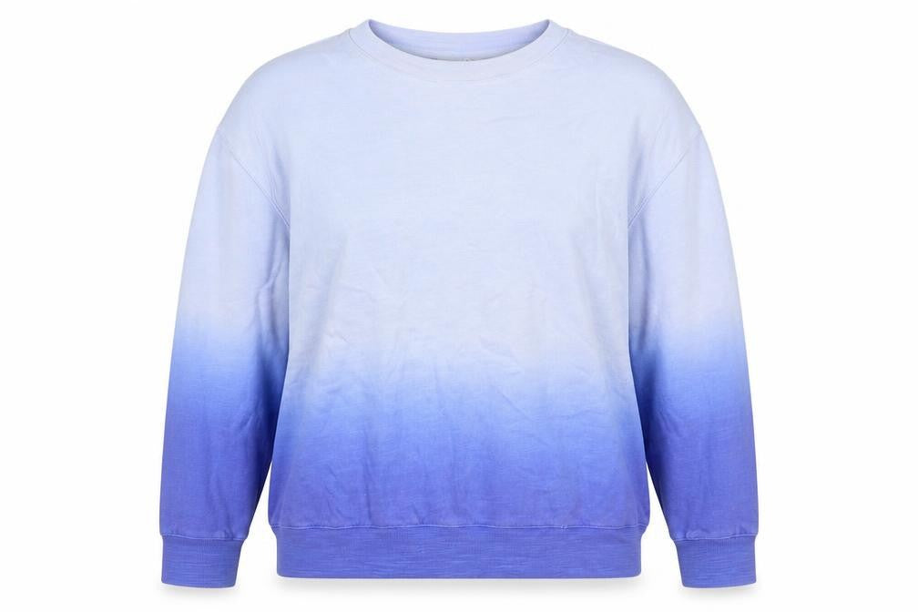 Marks and Spencer Women’s Blue Ombre Cotton M Pullover Sweatshirt