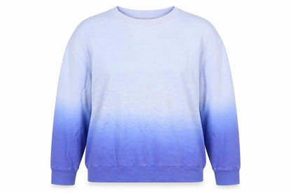Marks and Spencer Women’s Blue Ombre Cotton M Pullover Sweatshirt