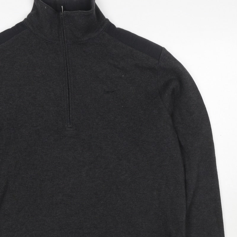 Nike Tiger Woods Men's Black M Pullover 1/4 Zip Golf Sweatshirt