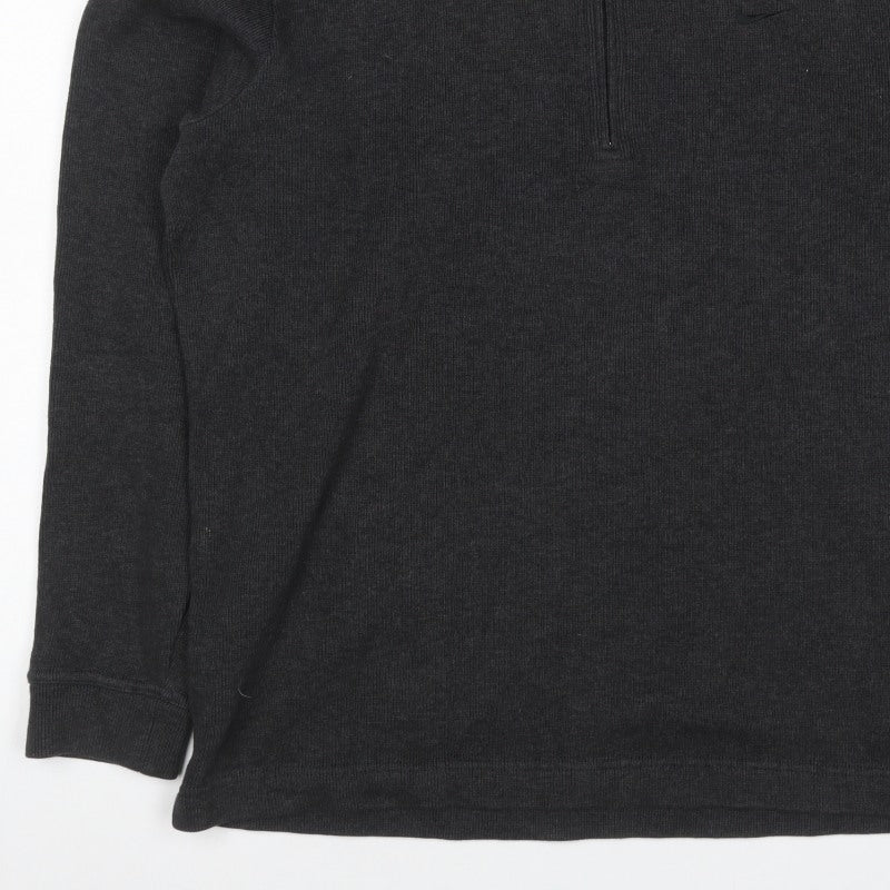 Nike Tiger Woods Men's Black M Pullover 1/4 Zip Golf Sweatshirt