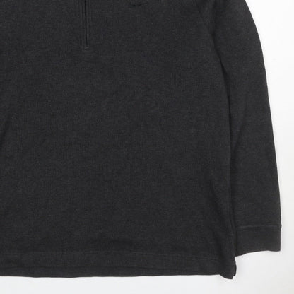 Nike Tiger Woods Men's Black M Pullover 1/4 Zip Golf Sweatshirt