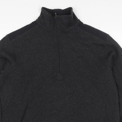 Nike Tiger Woods Men's Black M Pullover 1/4 Zip Golf Sweatshirt