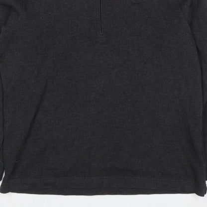 Nike Tiger Woods Men's Black M Pullover 1/4 Zip Golf Sweatshirt