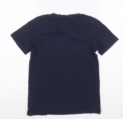 Jack & Jones Boys Blue 12 Years Logo Graphic Jersey T-Shirt