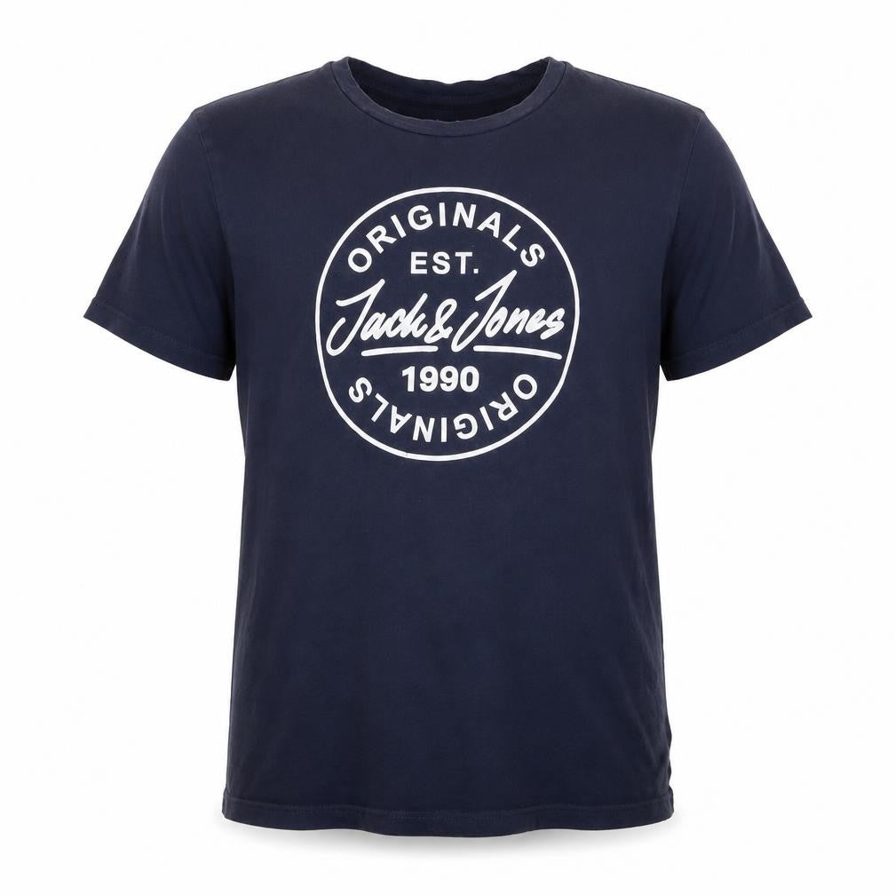 Jack & Jones Boys Blue 12 Years Logo Graphic Jersey T-Shirt