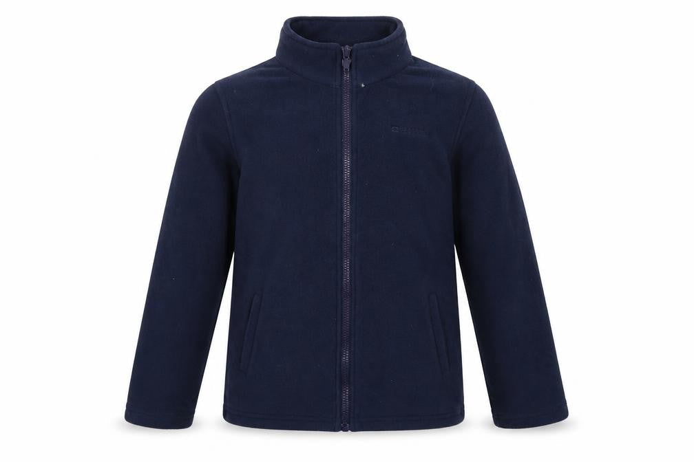 Mountain Warehouse Boys Blue 13 Years Fleece Full Zip Hiking Jacket