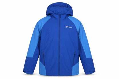 Berghaus Boys Blue Size 13 Hooded Ski Jacket Full Zip