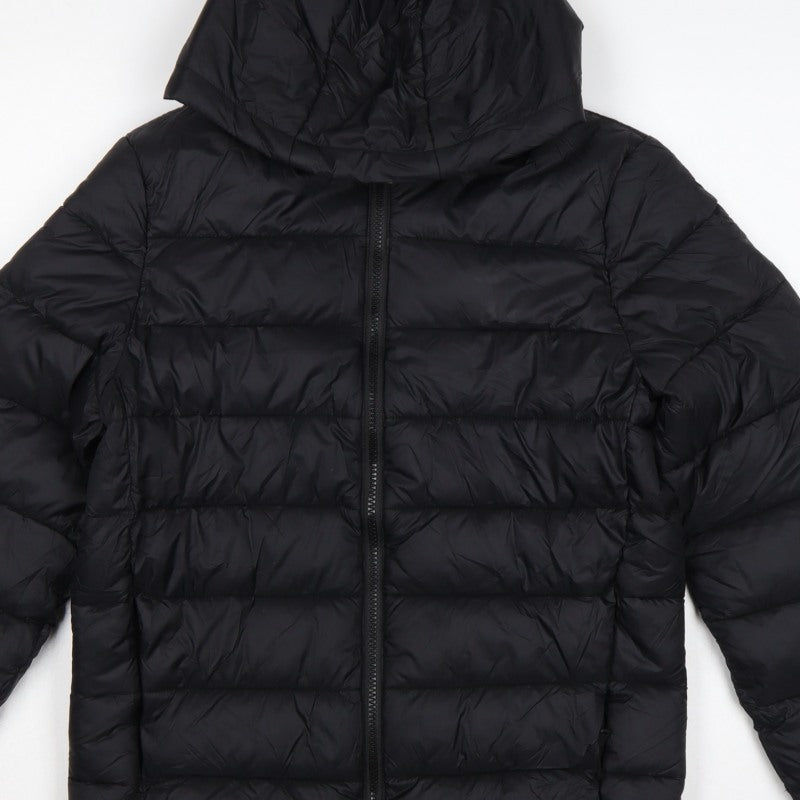 Marks and Spencer Boys Black 11-12 Years Hooded Puffer Jacket