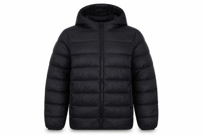 Marks and Spencer Boys Black 11-12 Years Hooded Puffer Jacket