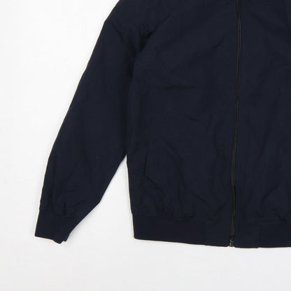 Next Boys Blue 12 Years Bomber Jacket Full Zip Lined Pockets