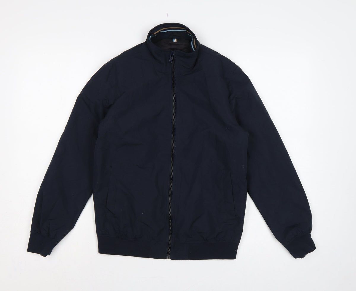 Next Boys Blue 12 Years Bomber Jacket Full Zip Lined Pockets