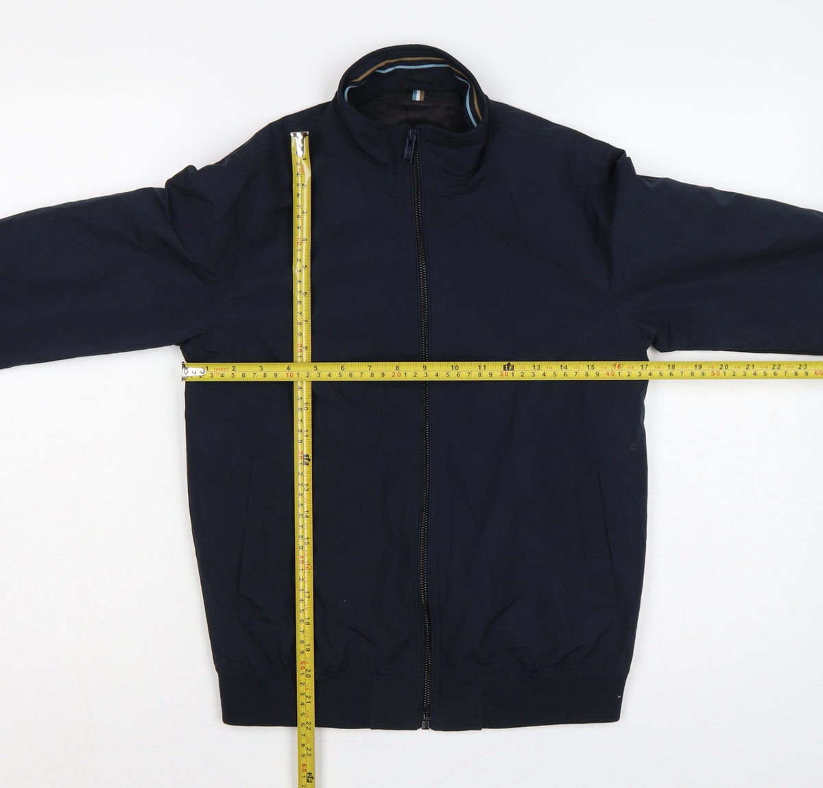 Next Boys Blue 12 Years Bomber Jacket Full Zip Lined Pockets