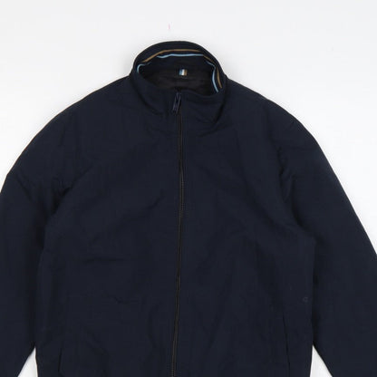 Next Boys Blue 12 Years Bomber Jacket Full Zip Lined Pockets