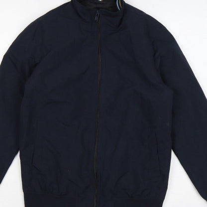 Next Boys Blue 12 Years Bomber Jacket Full Zip Lined Pockets