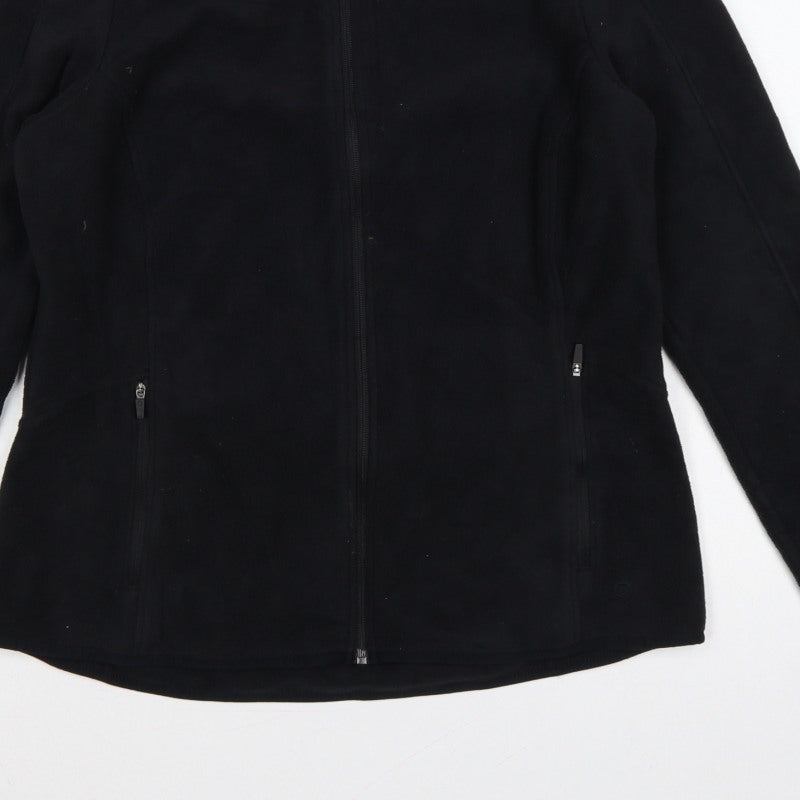 M&S Goodmove Women’s Black Size 14 Fleece Full Zip Jacket