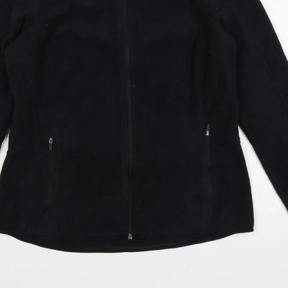 M&S Goodmove Women’s Black Size 14 Fleece Full Zip Jacket