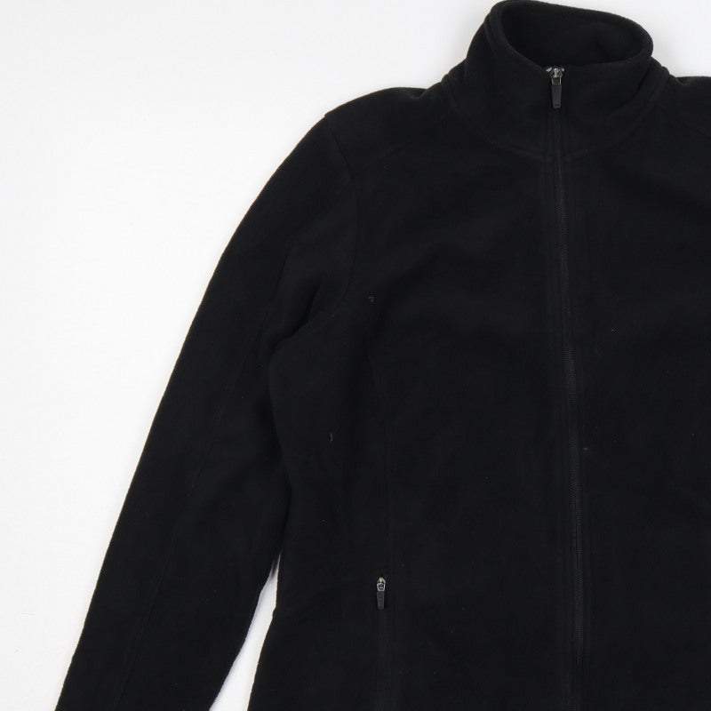 M&S Goodmove Women’s Black Size 14 Fleece Full Zip Jacket