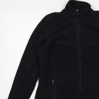 M&S Goodmove Women’s Black Size 14 Fleece Full Zip Jacket