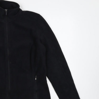 M&S Goodmove Women’s Black Size 14 Fleece Full Zip Jacket