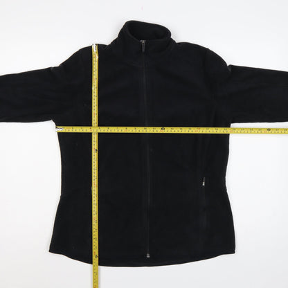 M&S Goodmove Women’s Black Size 14 Fleece Full Zip Jacket