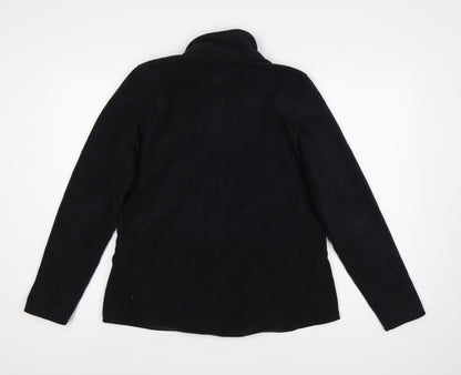 M&S Goodmove Women’s Black Size 14 Fleece Full Zip Jacket